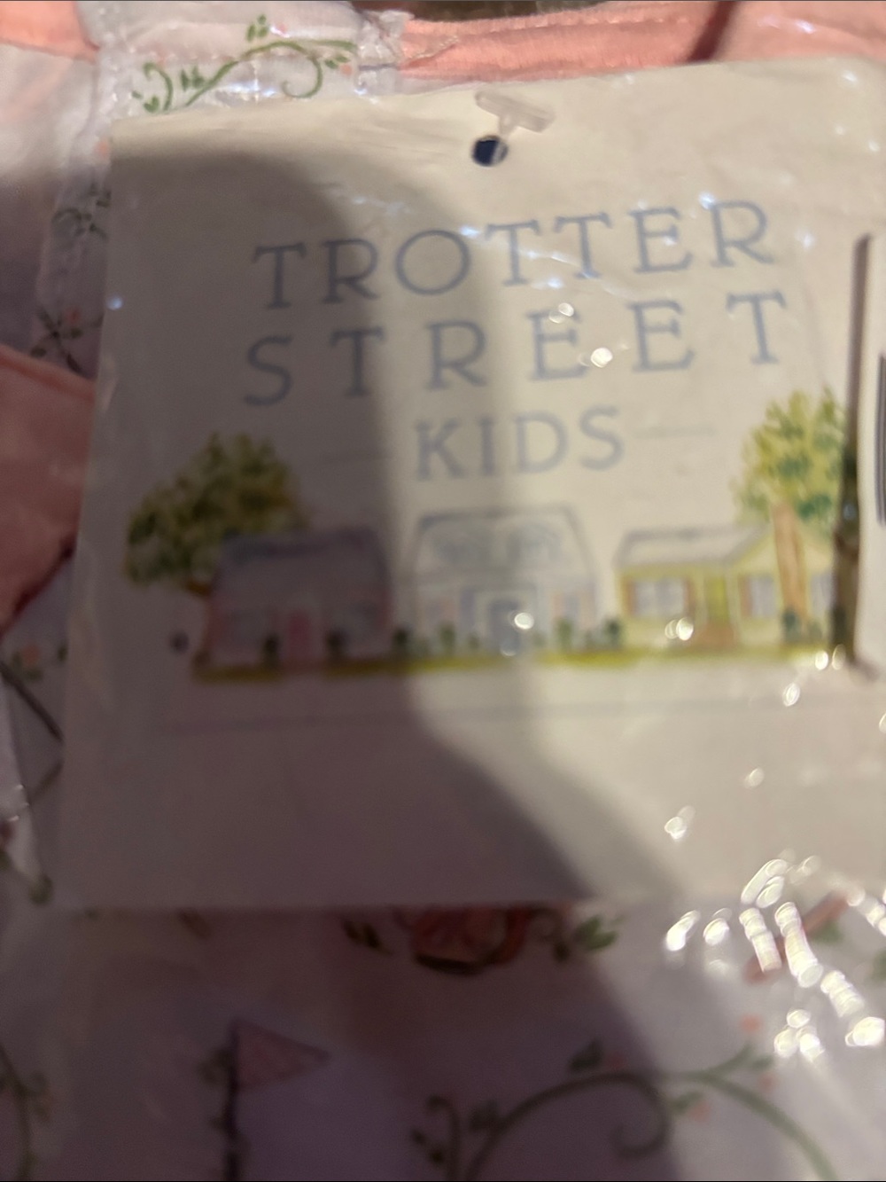 Trotters Kids Pink & White Golf Cart Print Matching Set - Picture 2 of 7